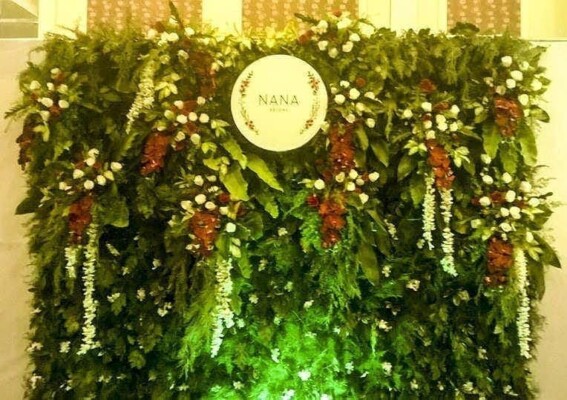 Backdrop chụp ảnh tiệc cưới