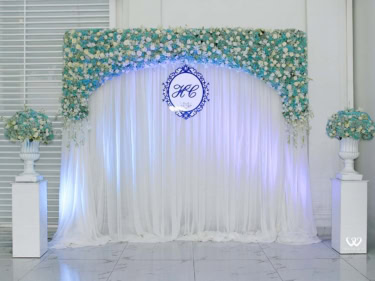 Backdrop Chụp ảnh Tông Xanh Mint
