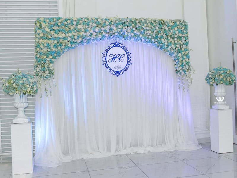 Backdrop Chụp ảnh Tông Xanh Mint