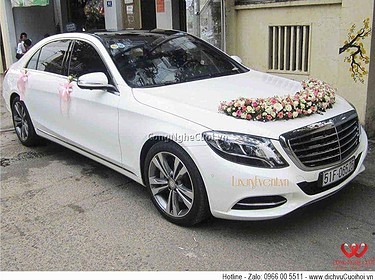 Cho thuê xe cưới - Mercedes S500