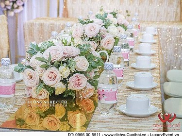 Trang trí gia tiên - Trang trí nhà đám cưới - Công Nghệ Cưới