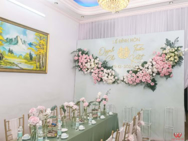 Trang Trí Lễ đính Hôn Trọn Gói