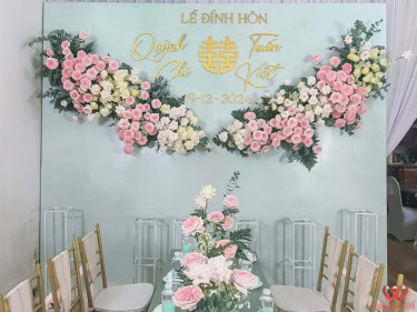 Trang Trí Lễ đính Hôn Trọn Gói