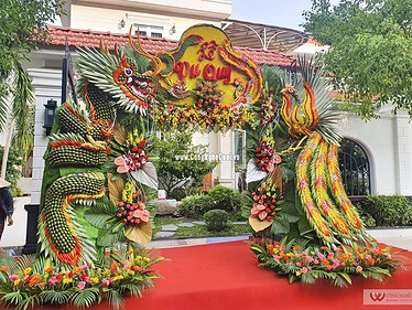 Cổng Rồng Phụng đám Cưới đẹp (2)