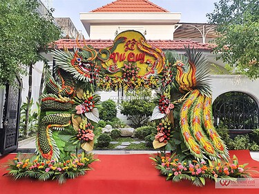Cổng Rồng Phụng đám Cưới đẹp (4)