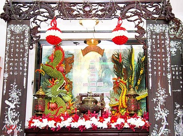 Rồng Phụng trái cây đám cưới