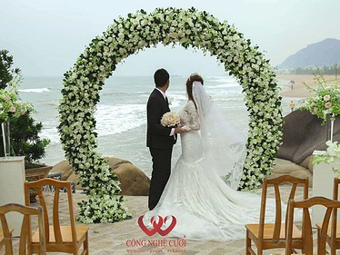 Lễ cưới tại bãi biễn Long Hải