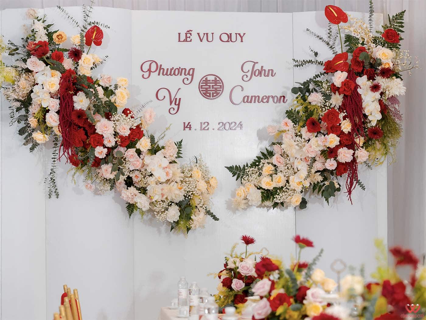 Trang Trí Phông Cưới Lễ Gia Tiên