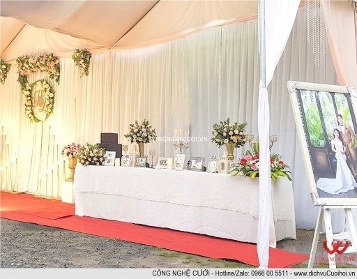 Dịch vụ cưới hỏi trang trí tổ chức đám cưới tại nhà trọn gói