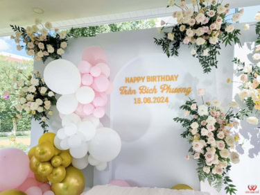 Trang Trí Backdrop Tiệc Sinh Nhật