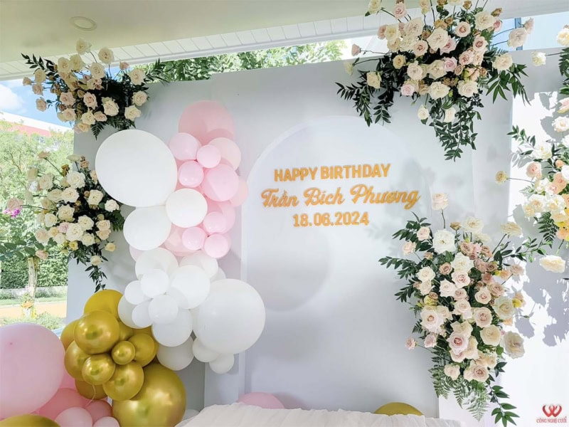 Trang Trí Backdrop Tiệc Sinh Nhật
