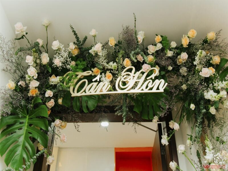 Trang Trí Cổng Hoa Tươi Lễ Tân Hôn, Dịch Vụ Cưới Hỏi Trọn Gói (3)_GT