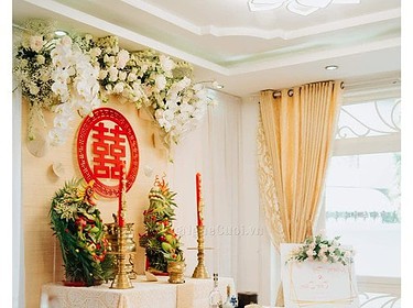 Gói trang trí gia tiên lễ đính hôn tông hồng Pastel - Ảnh 5