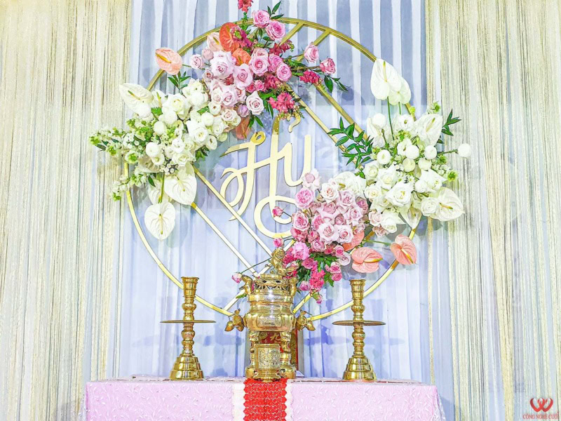 Trang Trí Nhà đám Cưới Lễ Gia Tiên