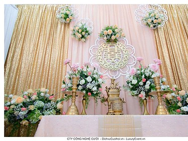 Gói trang trí lễ gia tiên tại gia tông cam sữa - Ảnh 6