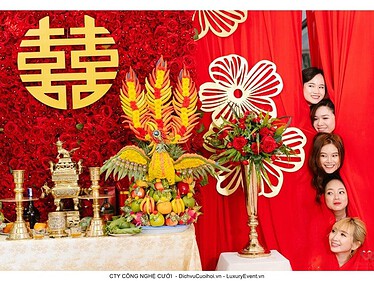 Trang trí gia tiên, dịch vụ cưới hỏi trọn gói