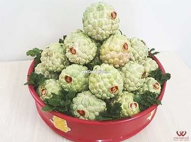 Mâm quả trái cây mãng cầu