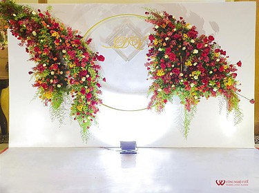 Trang trí tiệc cưới nhà hàng