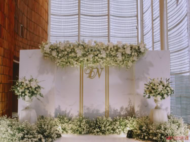 Trang Trí Backdrop Tiệc Cưới Tại White Palace Phạm Văn Đồng (4)
