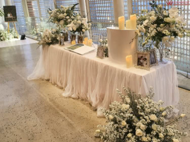 Trang Trí Bàn Gallery Tiệc Cưới Tại White Palace Phạm Văn Đồng (1)