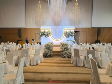 Trang Trí Lối đi Tiệc Cưới Tại White Palace Phạm Văn Đồng (1)