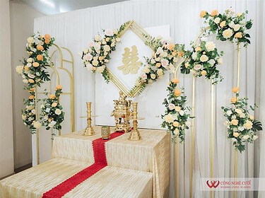Trang trí lễ gia tiên trọn gói