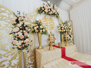 Trang trí lễ gia tiên trọn gói