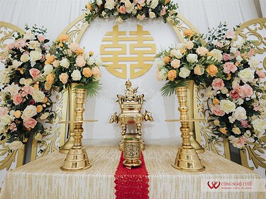 Trang trí lễ gia tiên trọn gói