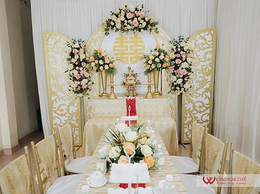 Trang trí lễ gia tiên trọn gói