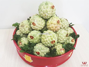 Mâm quả trái cây mãng cầu cưới hỏi