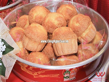Mâm quả bánh bông lan