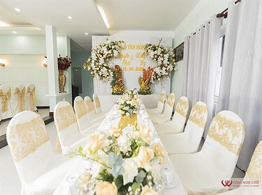 Trang Trí Lễ Gia Tiên Tong Màu Vàng (1)