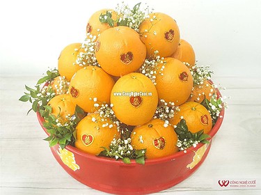 Mâm Quả Cưới Hỏi Cam Vàng (2)