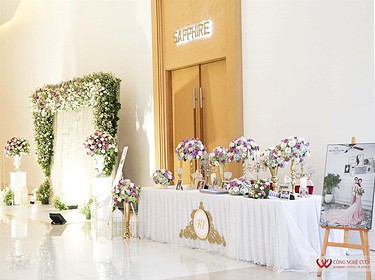 Trang Trí Bàn Gallery Tiệc Cưới Nhà Hàng (1)