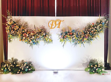 Trang Trí Backdrop Chụp ảnh Tiệc Cưới Nhà Hàng Pavillon (2)