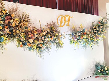 Trang Trí Backdrop Chụp ảnh Tiệc Cưới Nhà Hàng Pavillon (9)