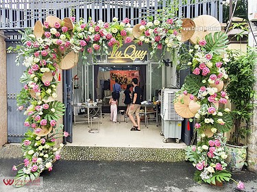 Trang Trí Cổng Hoa Sen đám Cưới (1)