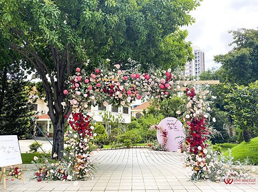 Trang Trí Cổng Hoa Tươi Lễ Thành Hôn đám Cưới