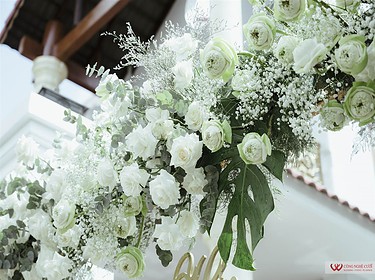 Trang Trí Cổng Hoa Sen Trắng đẹp (4)