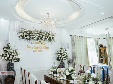 Trang Trí Lễ Gia Tiên Cưới Hỏi Hoa Sen (1)
