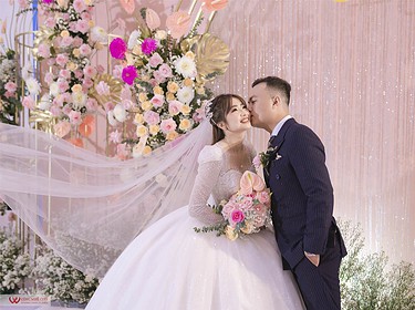 Trang Trí Backdrop Chụp ảnh Tiệc Cưới Tại Pavillon Tân Sơn Nhất