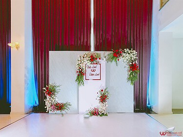 Trang Trí Backdrop Chụp ảnh Tiệc Cưới Nhà Hàng Pavillon Tân Sơn Nhất (8)