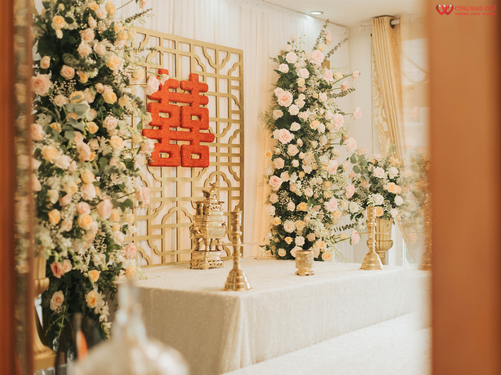 Trang Trí Gia Tiên Lễ Vu Quy, Dịch Vụ Cưới Hỏi Trọn Gói (14)