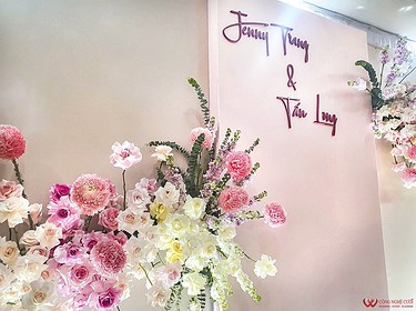 Trang Trí Lễ Gia Tiên Tông Màu Hồng Pastel (3)