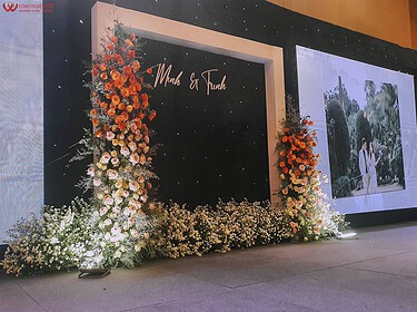 Trang Trí Sân Khấu Tiệc Cưới Tại Pavillon Tân Sôn Nhất (5)