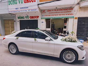 Cho Thuê Xe Cưới Mercedes S450 Màu Trắng (4)
