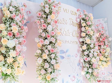 Trang Trí Nhà đám Cưới Lễ Gia Tiên (9)