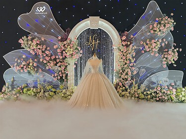 Trang Trí Phông Chụp ảnh Tiệc Cưới Tại Pavillon Tân Sơn Nhất (10)