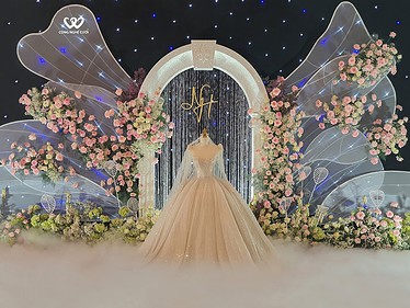 Trang Trí Phông Chụp ảnh Tiệc Cưới Tại Pavillon Tân Sơn Nhất (9)