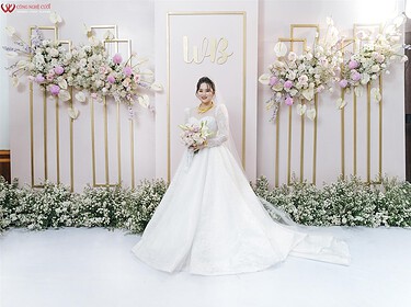 Trang Trí Backdrop Chụp ảnh Tại Nhà Thờ Giao Xứ Tân Thái Sơn (1)